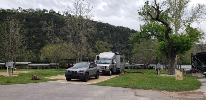Riverbend RV Park on Lake Austin