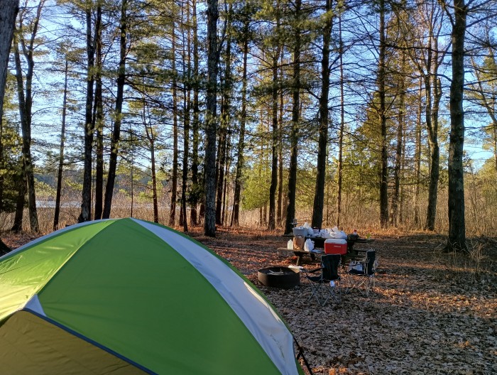 Leverentz Lake State Forest Campground