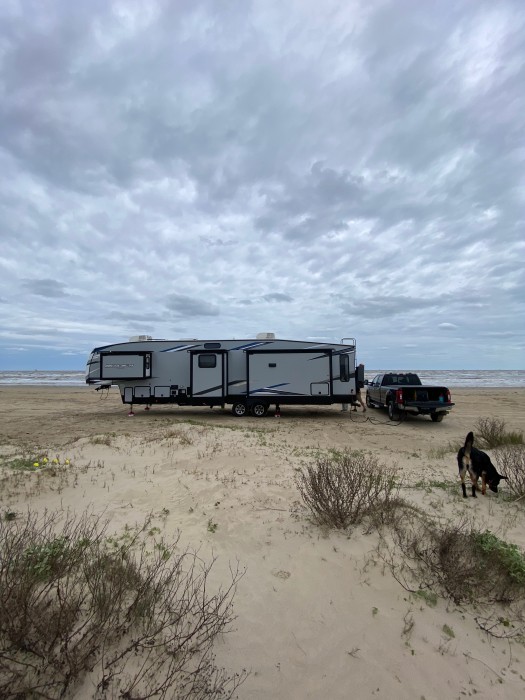 Bolivar Flats Dispersed Camping