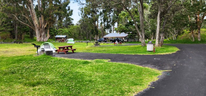 Hawaii Volcanoes National Park, Namakanipaio Campground & Cabins