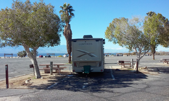 Salton Sea State Recreation Area, Headquarters Campground