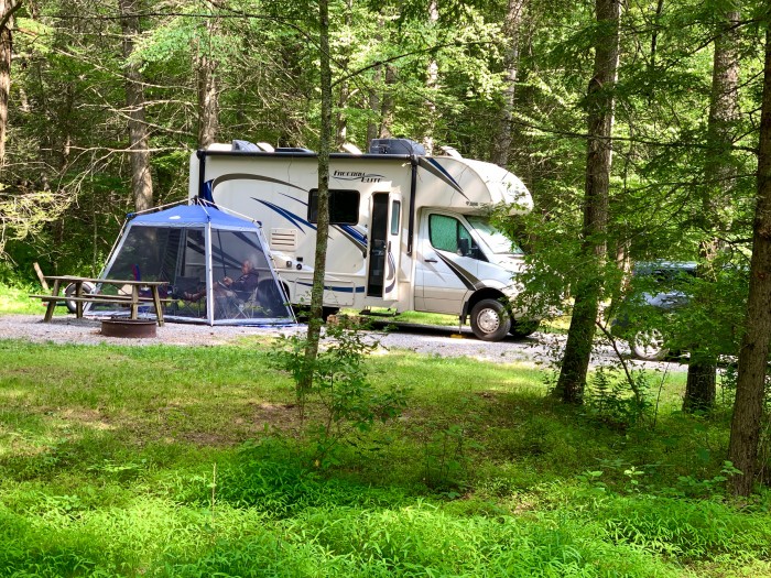 Watoga State Park, Beaver Creek and Riverside Campgrounds