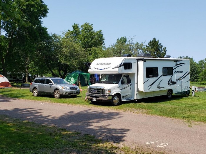 Porcupine Mountains Wilderness State Park, Union Bay Modern Campground