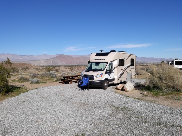 Anza-Borrego Desert State Park, Borrego Palm Canyon Campground