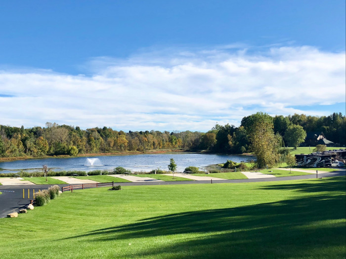 Sun Retreats Gun Lake