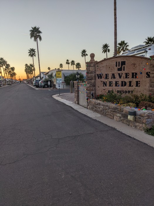 Weavers Needle Travel Trailer Resort